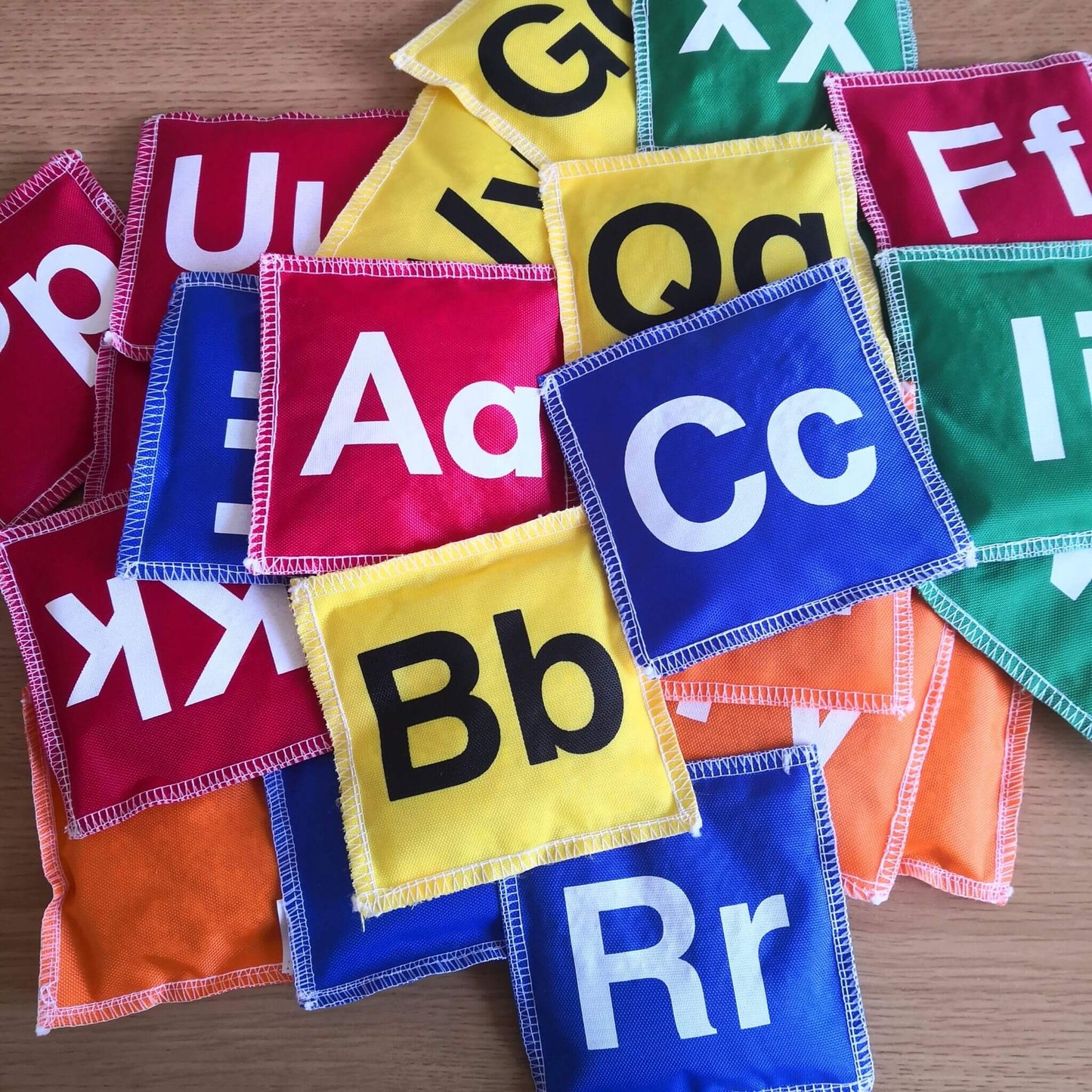 Alphabet bean bags - Gross Motor Skills