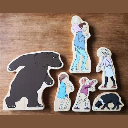 Bear Hunt Wooden Characters