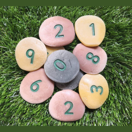 Number pebbles - number bonds Yellow Door
