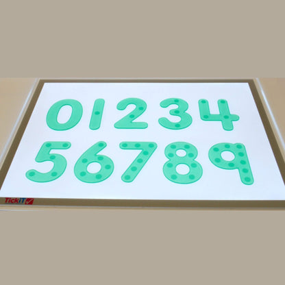 Silishapes silicone dot numbers