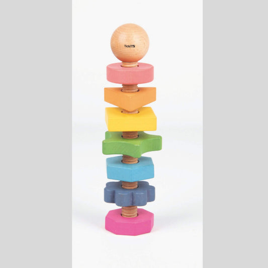 Rainbow Wooden Shape Twister