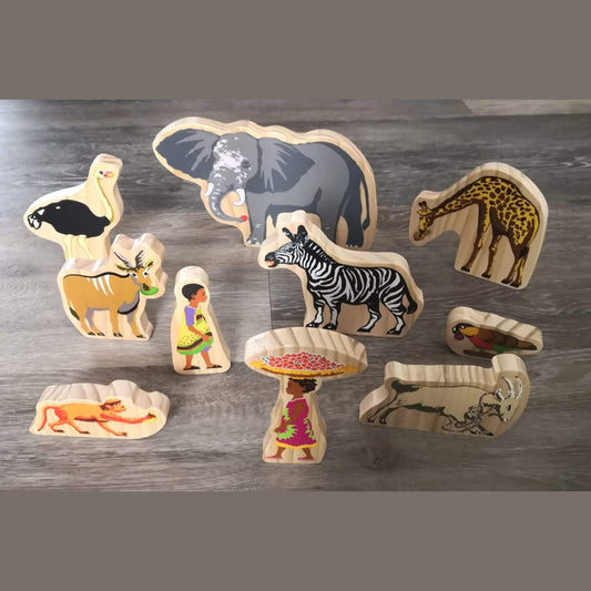 Handa's surprise characters wooden