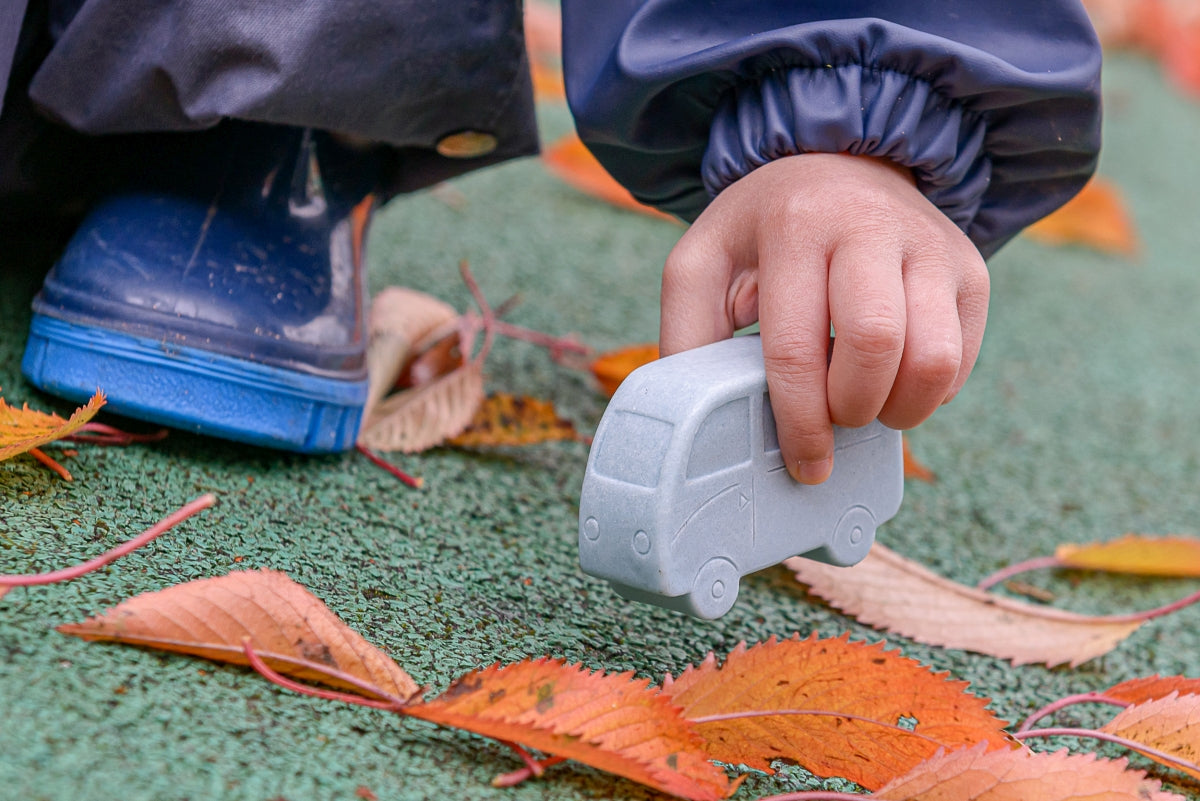 stone vehicles - small world EYFS