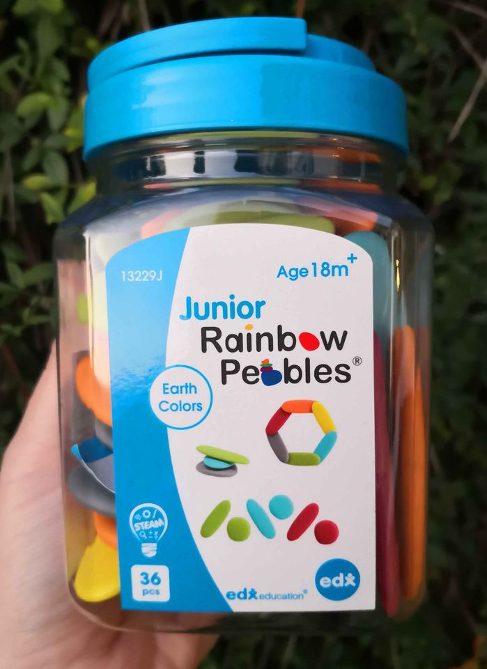 junior rainbow pebbles earth colours