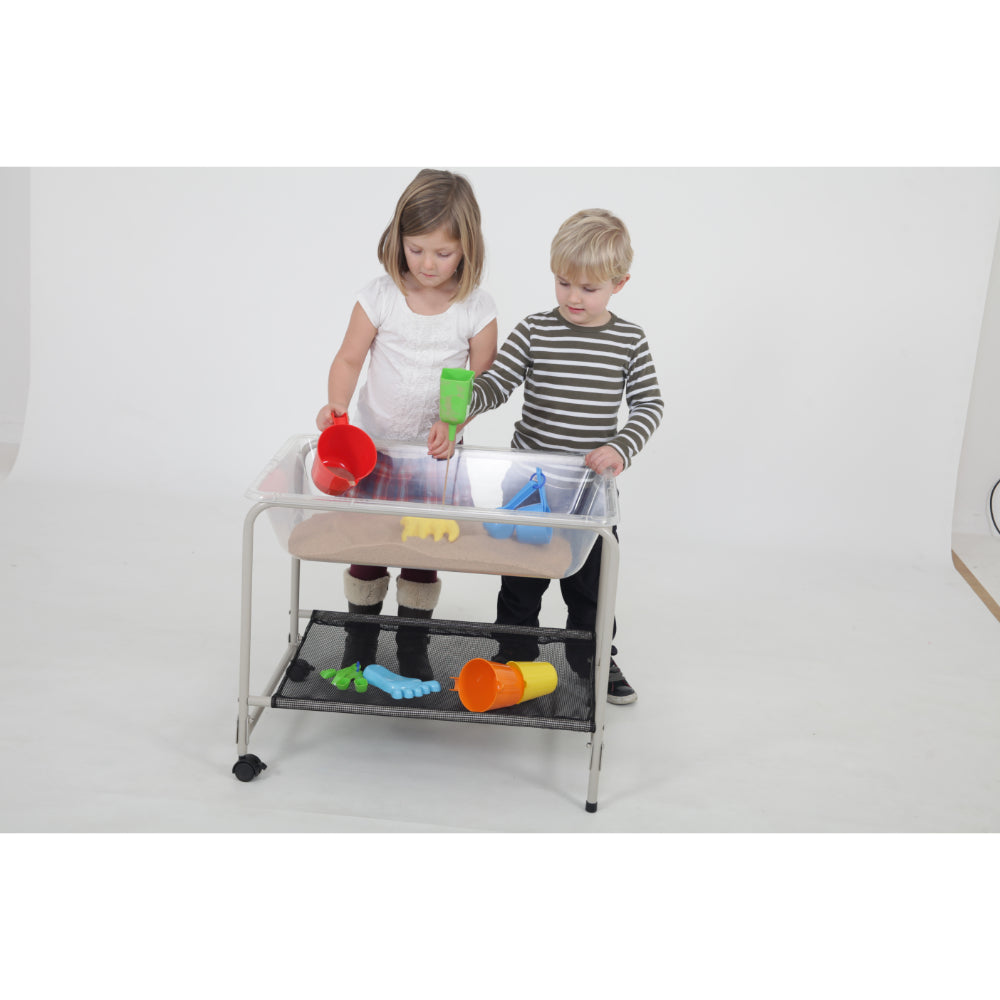 Clear sand and water table