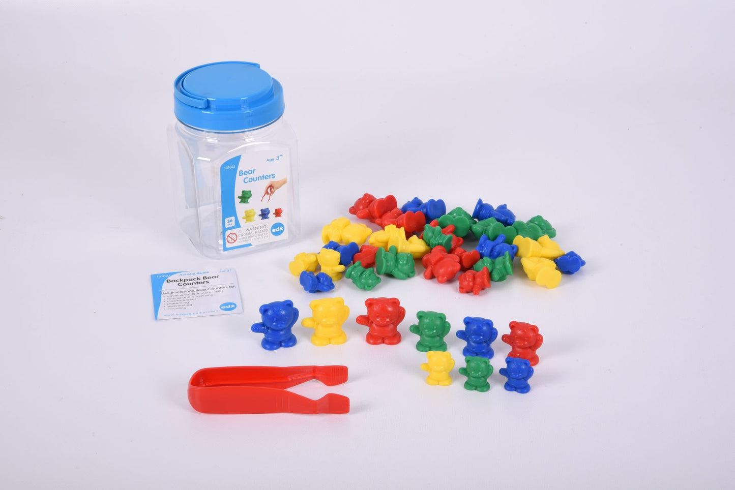 Teddy bear counters pk36 with tweezers