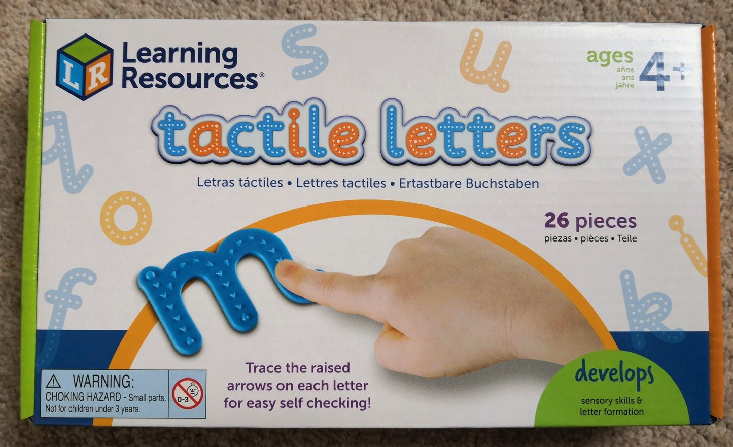 Tactile letters