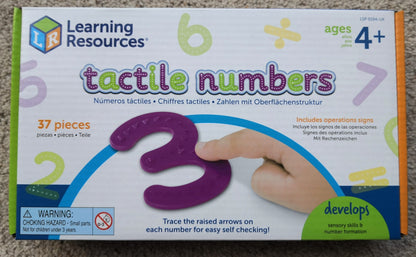 Tactile numbers with operations