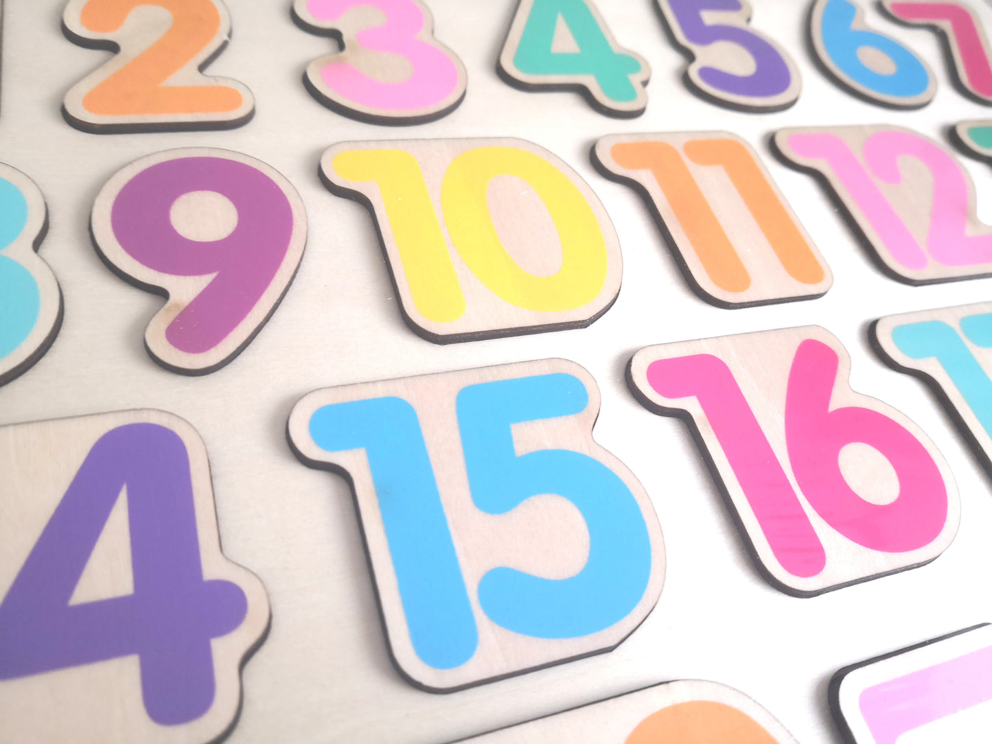 Number puzzle board