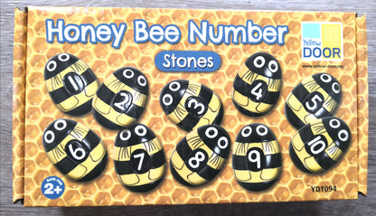Honey bee number stones