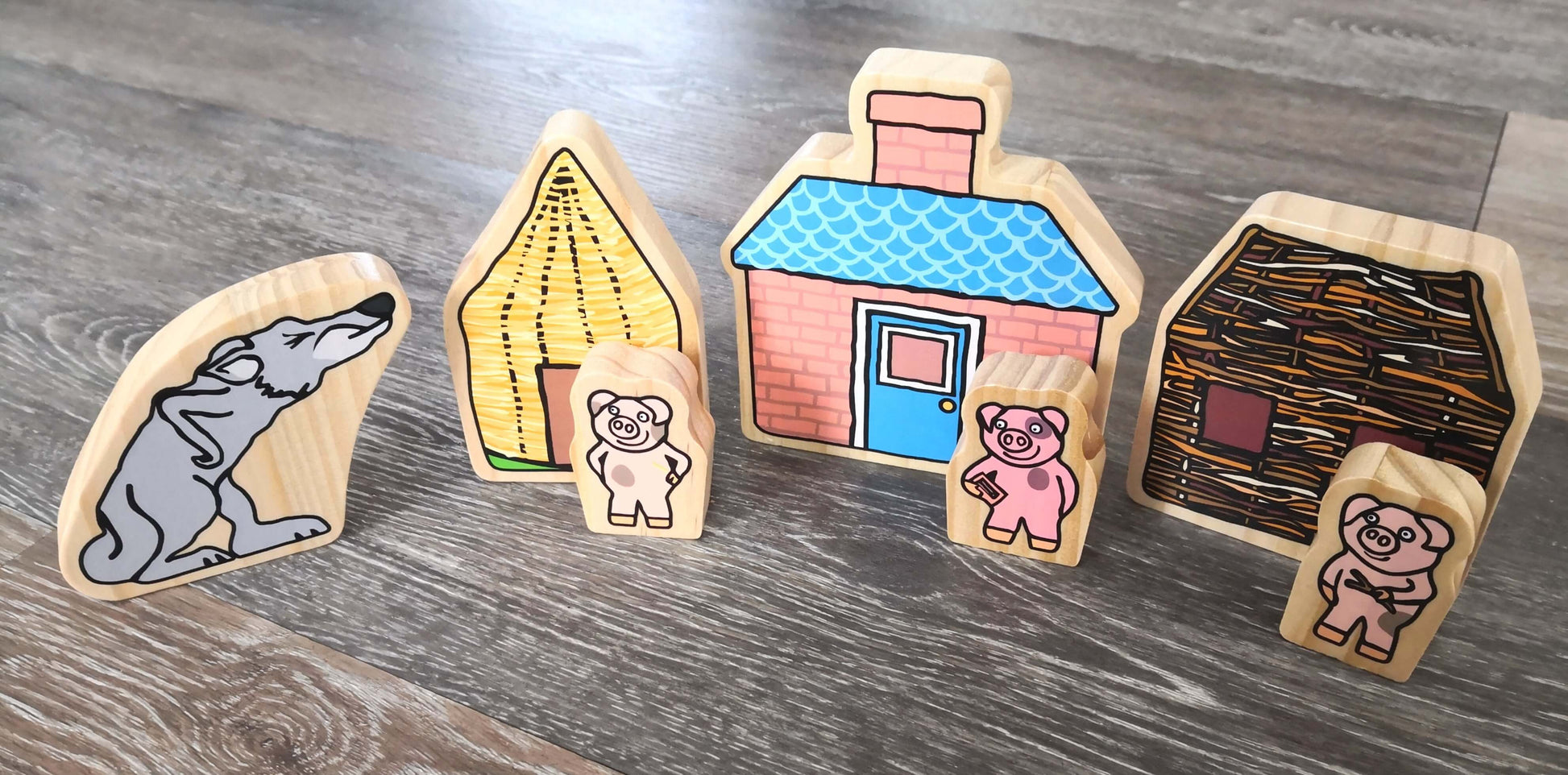 3 little pigs characters
