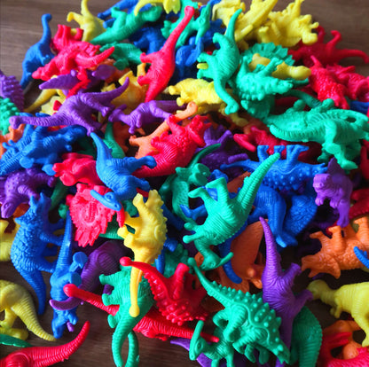 Dinosaur counters 128 - count the dinosaurs