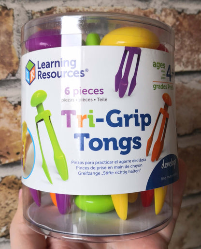 Fine motor skills - Tri-grip tongs