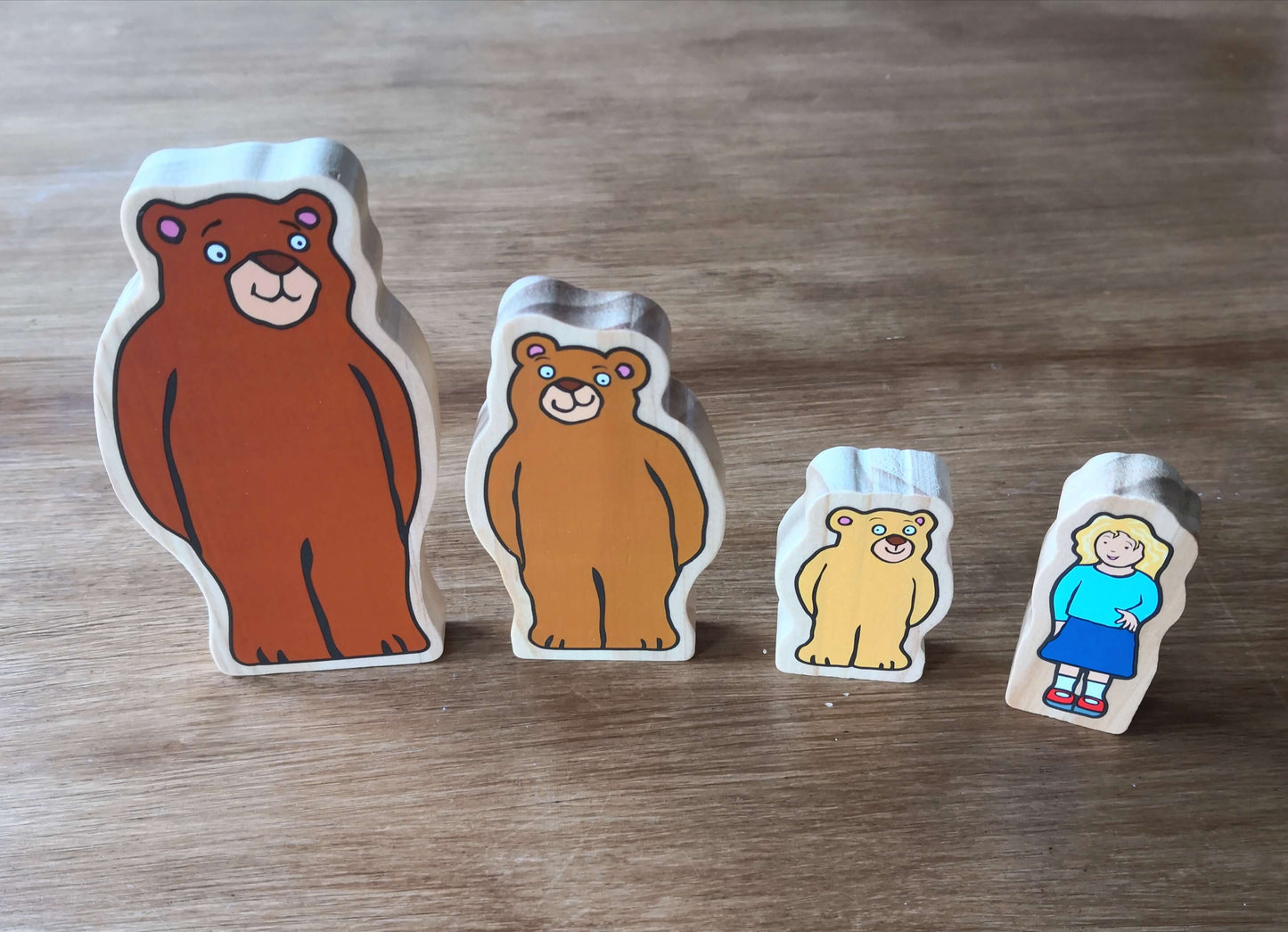 Goldilocks and the three bears characters