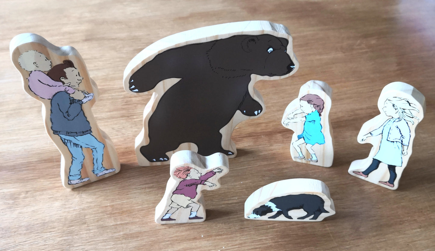 Bear Hunt Characters wooden