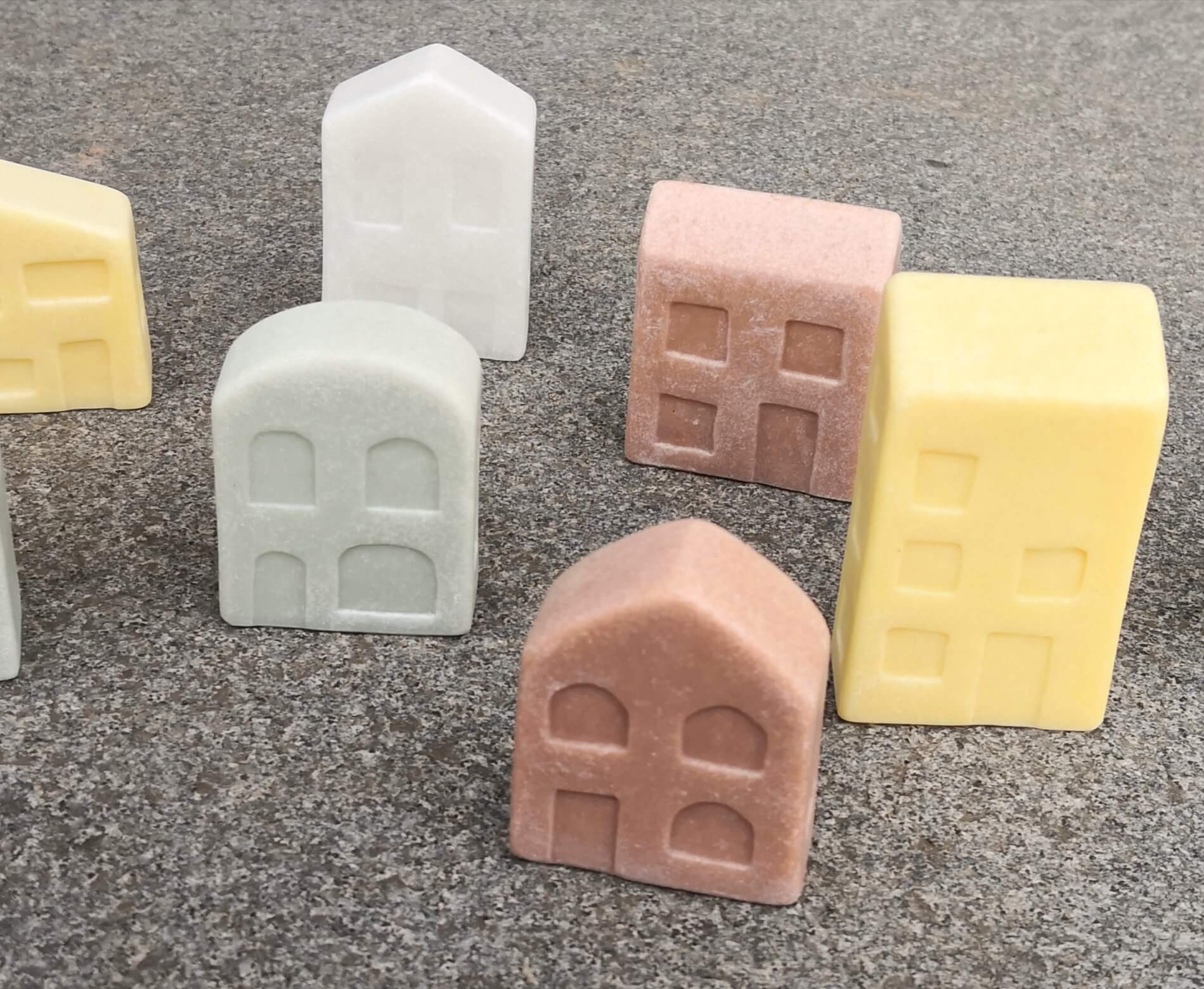stone houses - small world EYFS