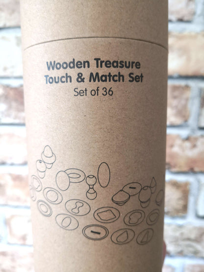 Wooden treasures touch and match