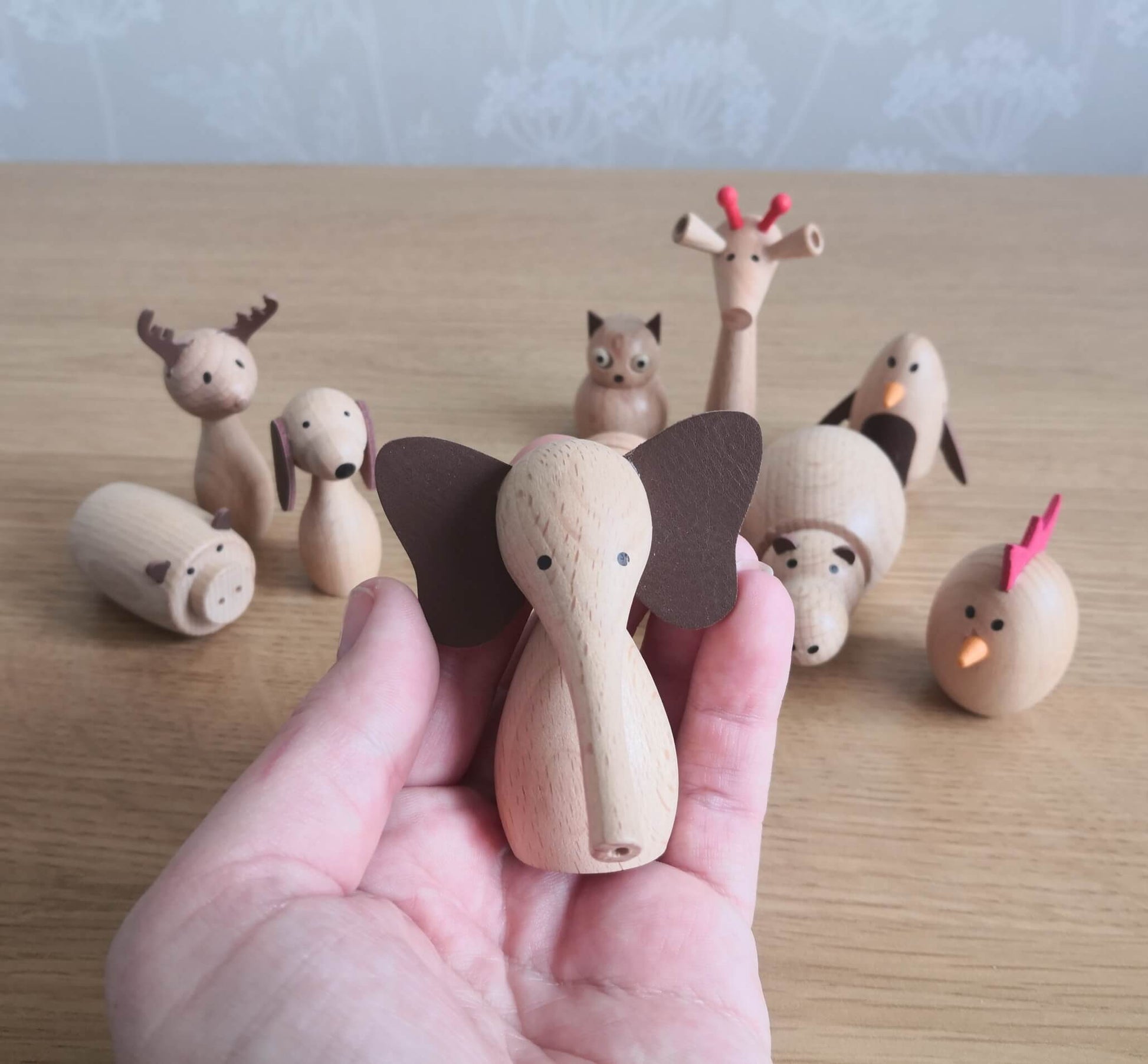 Wooden Animal Friends - Pk10