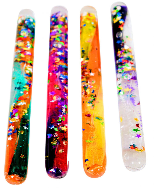 Glitter tubes sensory 4 pack