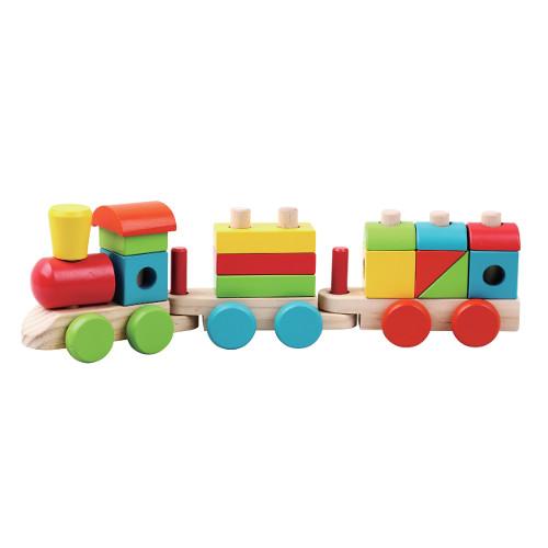 Stacking train 18 Pcs-Squidling Toys