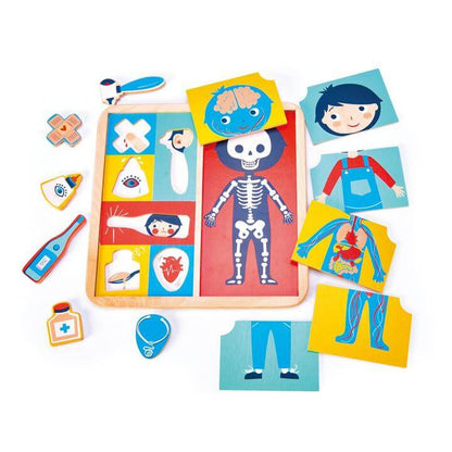 Ouch puzzle - Wooden Body Puzzle