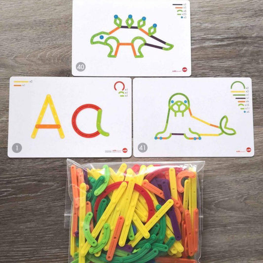 GeoStix Letter Construction Set