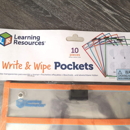 Wipe-Clean Pockets (Set of 5)