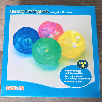 Sensory flashing balls - irregular bounce