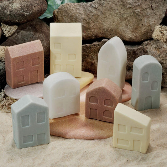 stone houses - small world EYFS