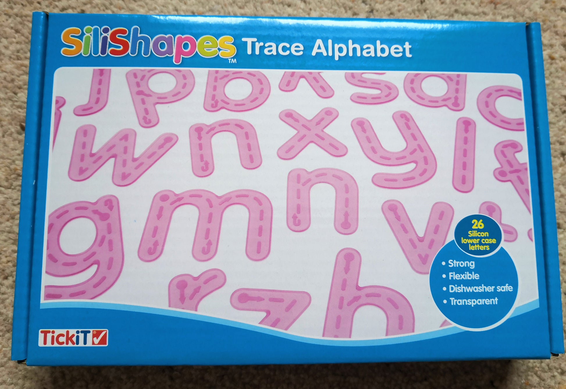 Silishapes trace alphabet