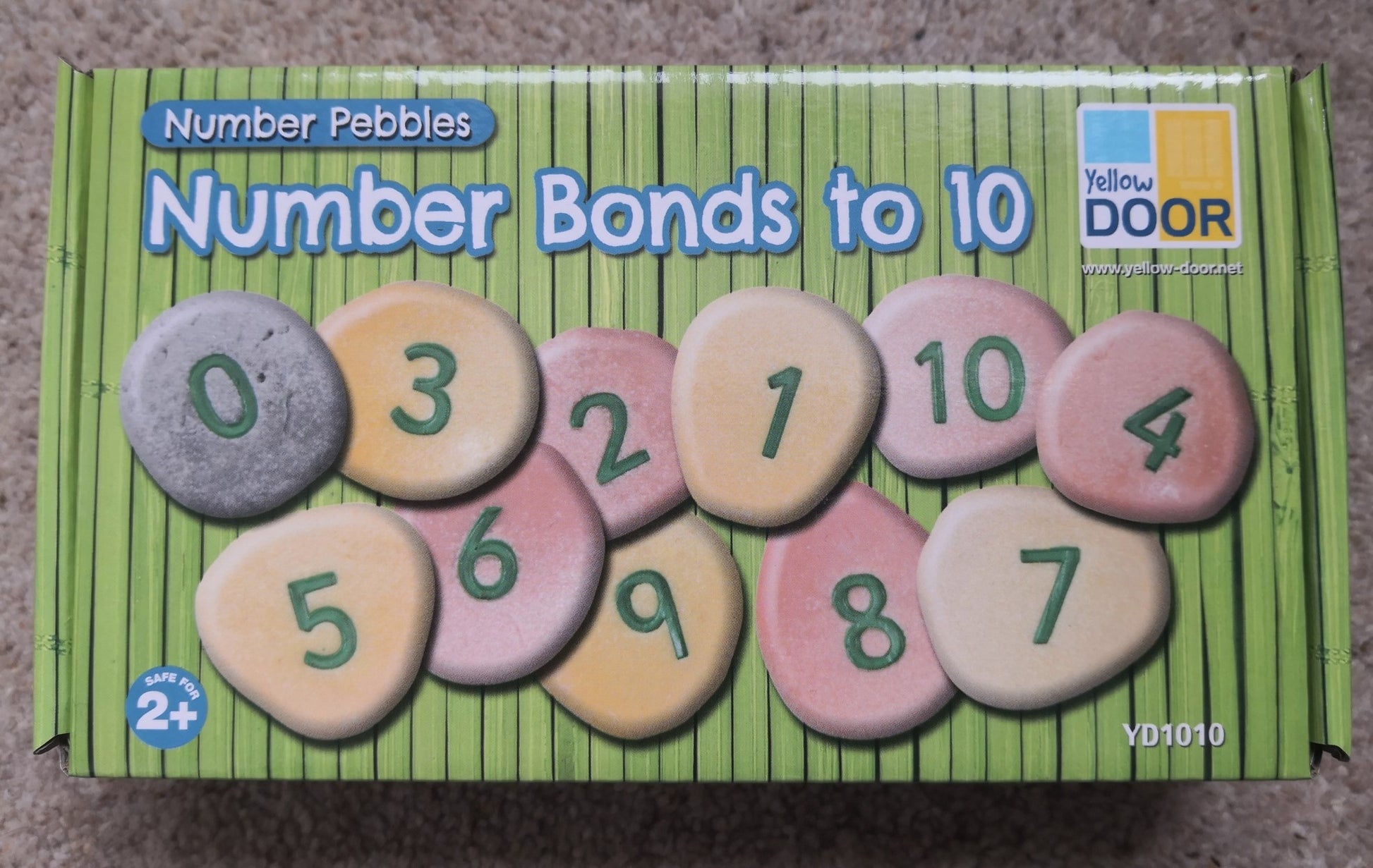 number pebbles - number bonds yellow door