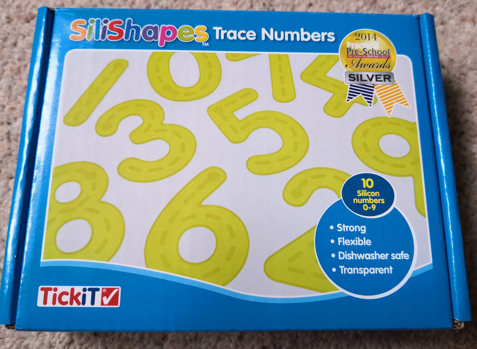 Trace numbers - yellow silishapes
