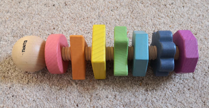 Rainbow Wooden Shape Twister